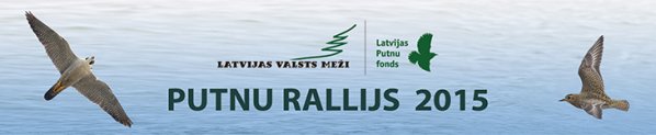 Putnu rallijs  banneris LP 2015