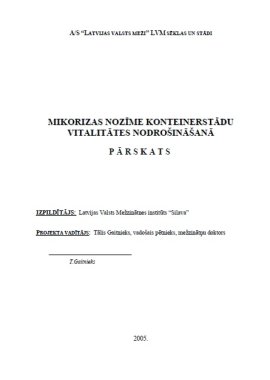 Mikorizas nozīme konteinerstādu vitalitātes nodrošināšanā